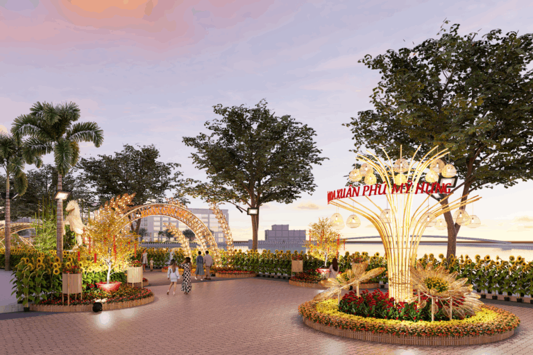 Công bố chủ đề Hội hoa xuân Phú Mỹ Hưng Tết Bính Ngọ